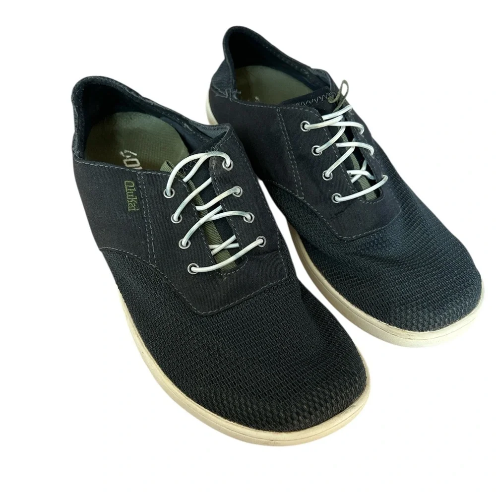Olukai Nohea Moku Men’s No Tie Boat Shoes Size 8.5